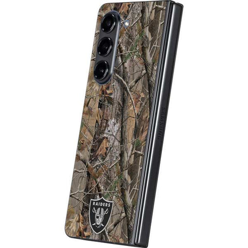 NFL Las Vegas Raiders Realtree AP Camo Galaxy Z Fold5 5G Skin